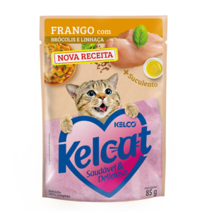 Alimento Húmedo Kelcat pollo brócoli linaza